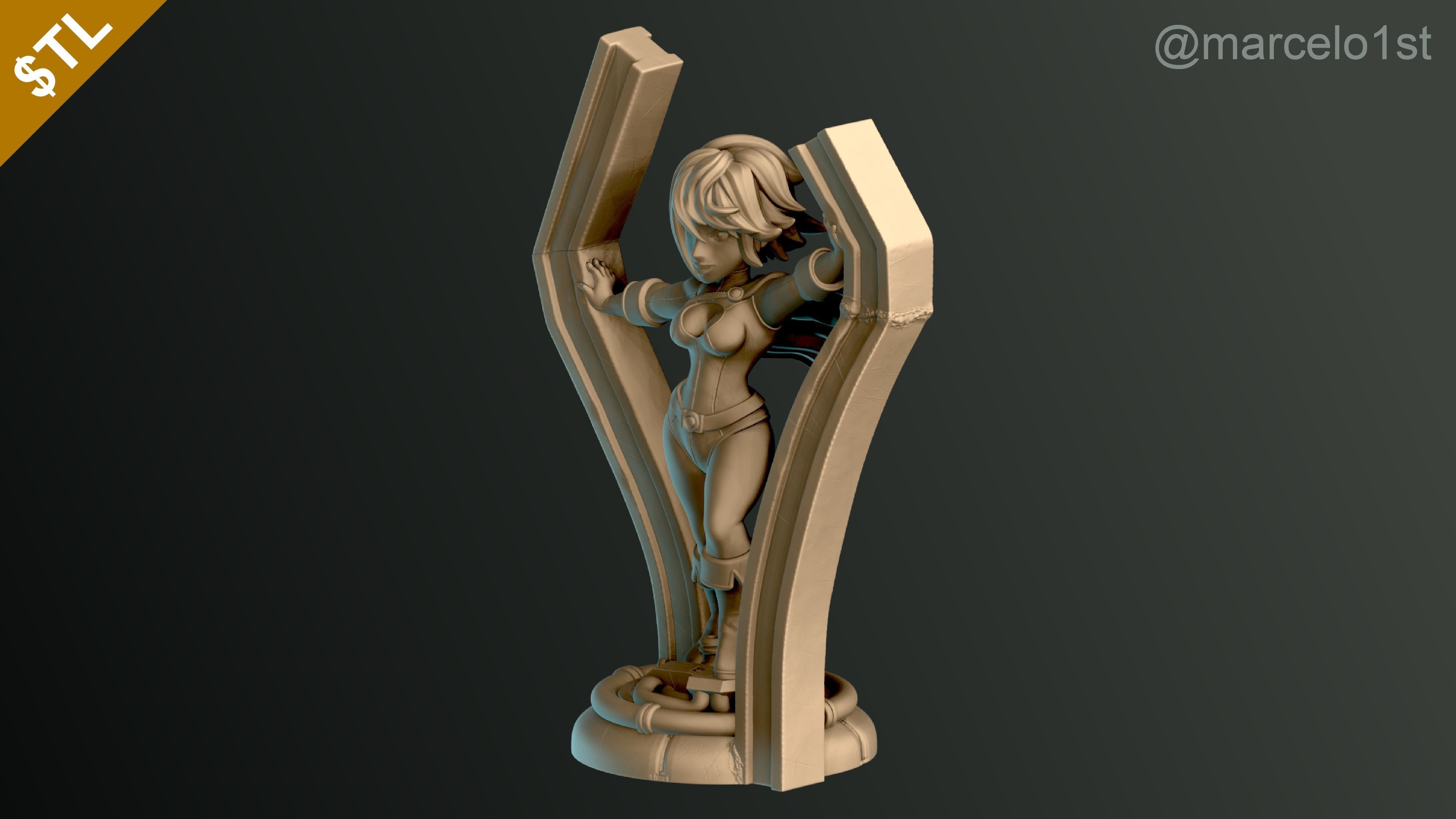 Power Girl - Kara Zor-El 3D print model_6