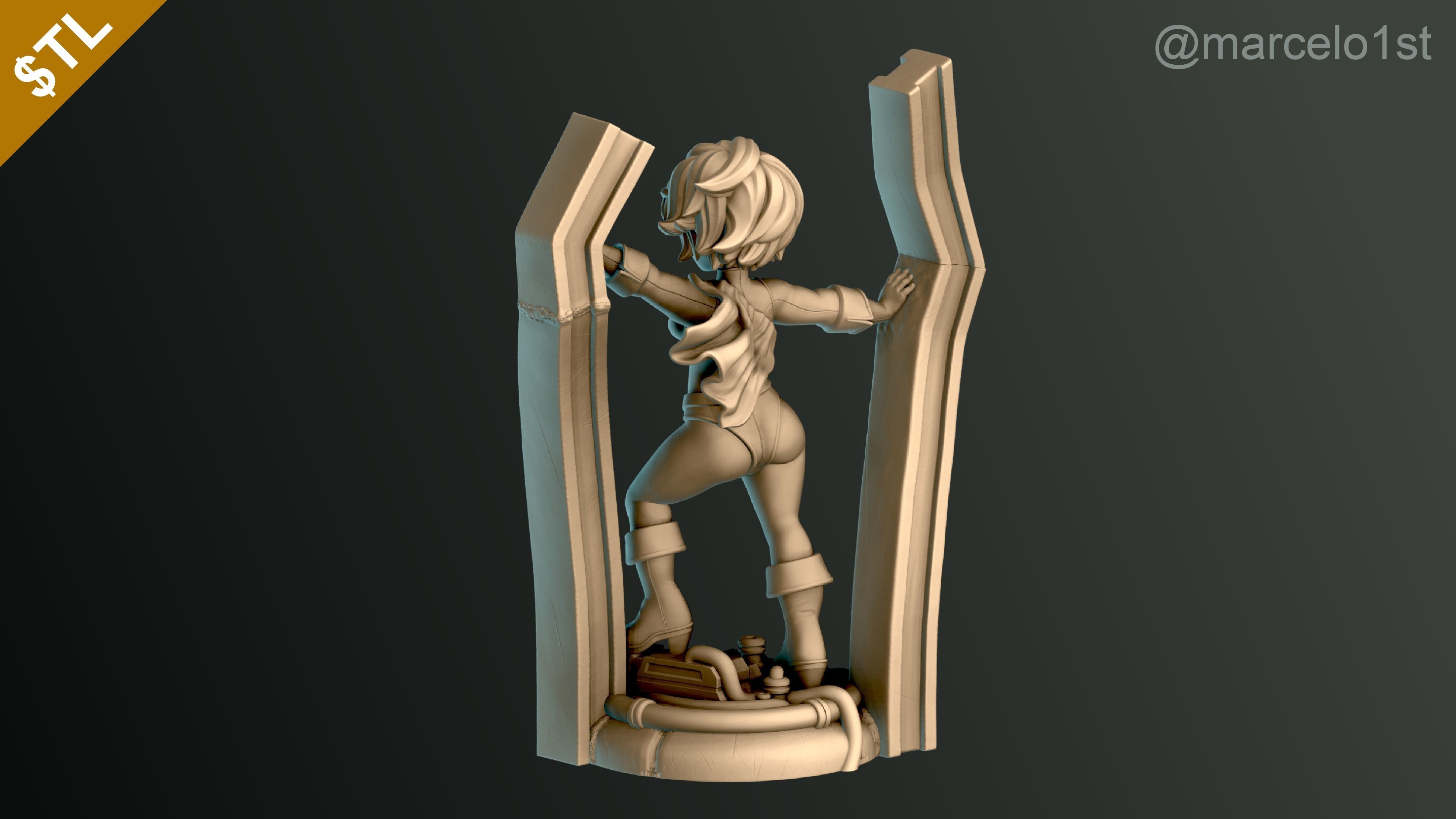 Power Girl - Kara Zor-El 3D print model_10
