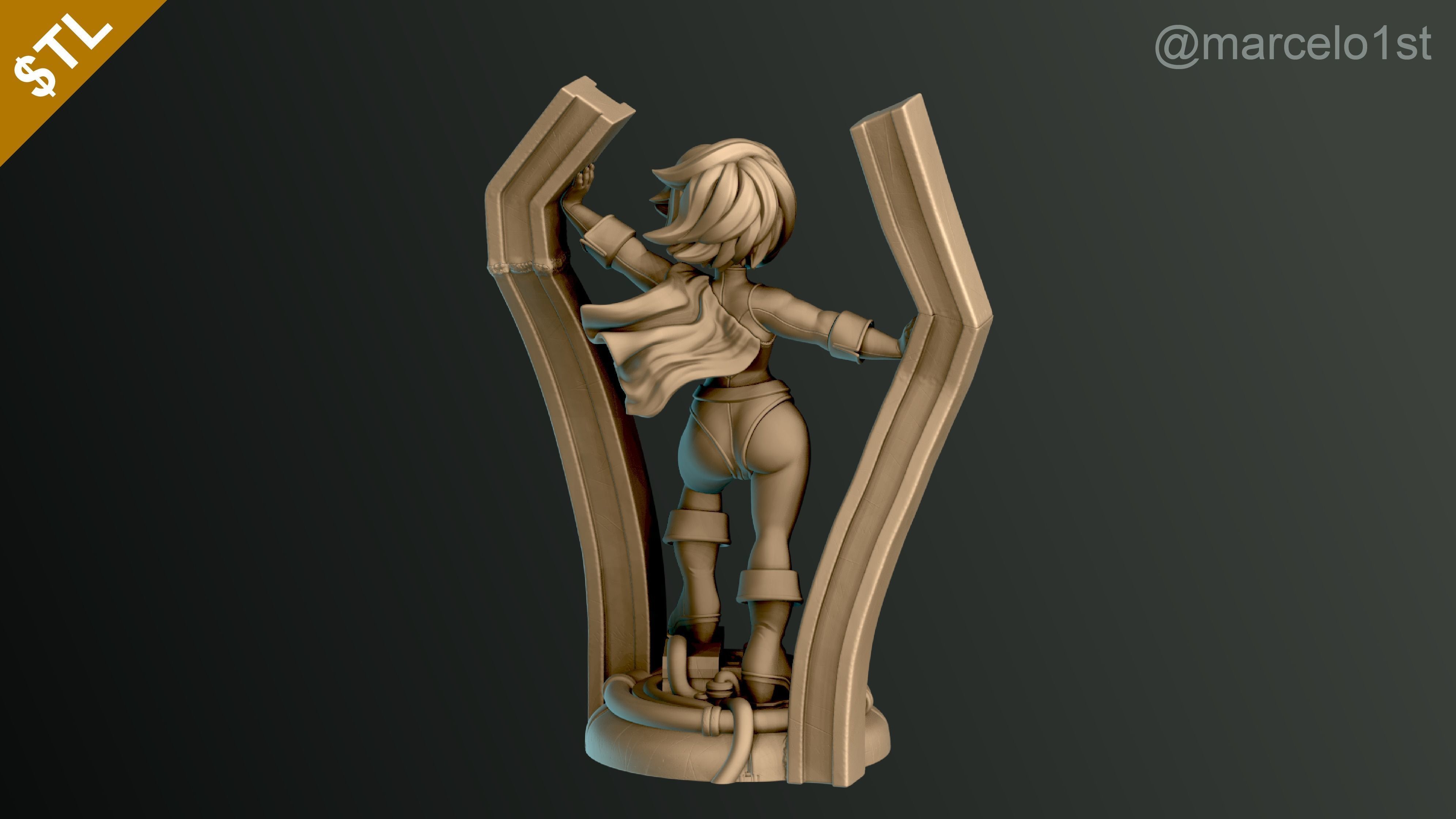 Power Girl - Kara Zor-El 3D print model_12