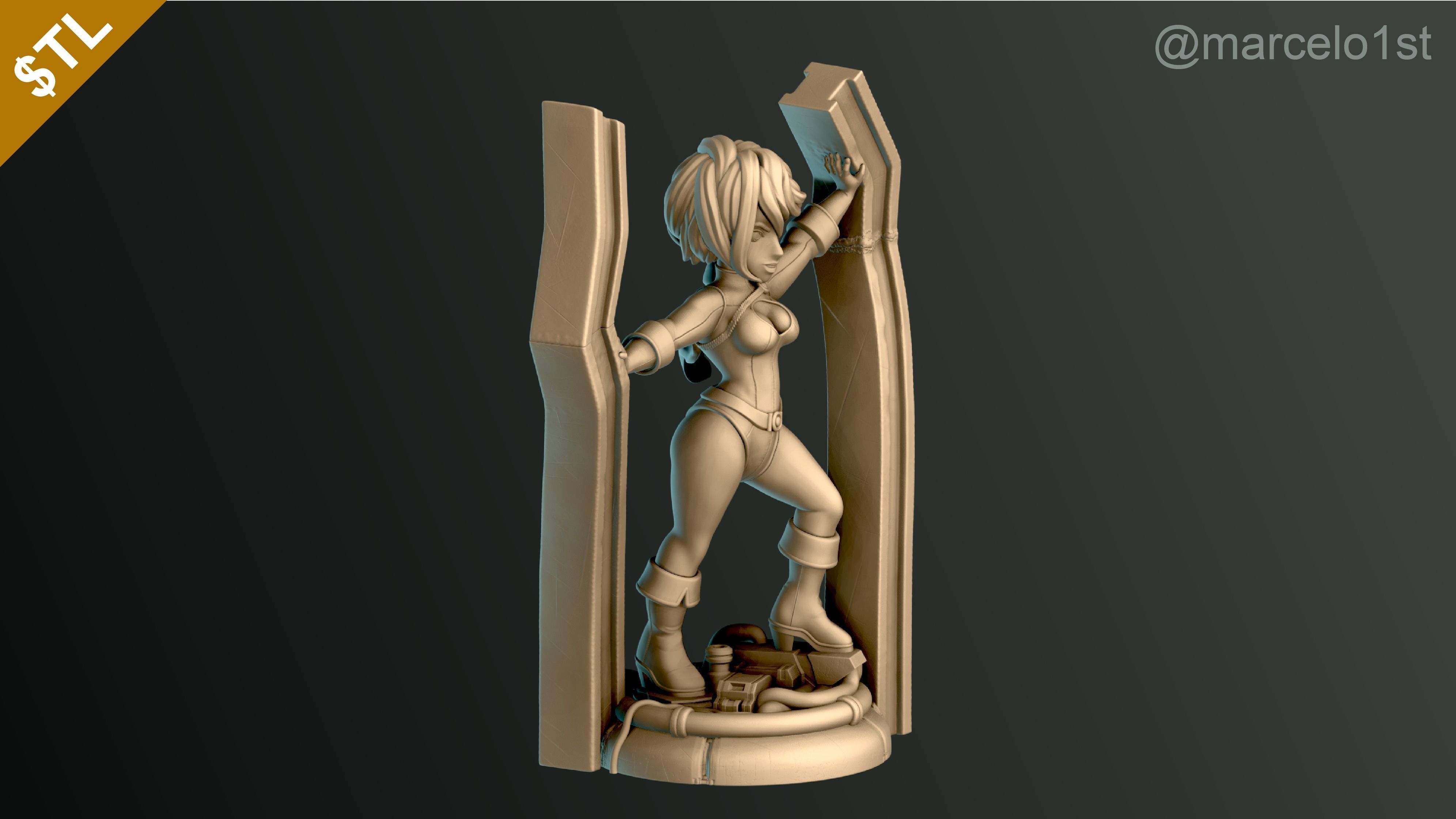 Power Girl - Kara Zor-El 3D print model_16