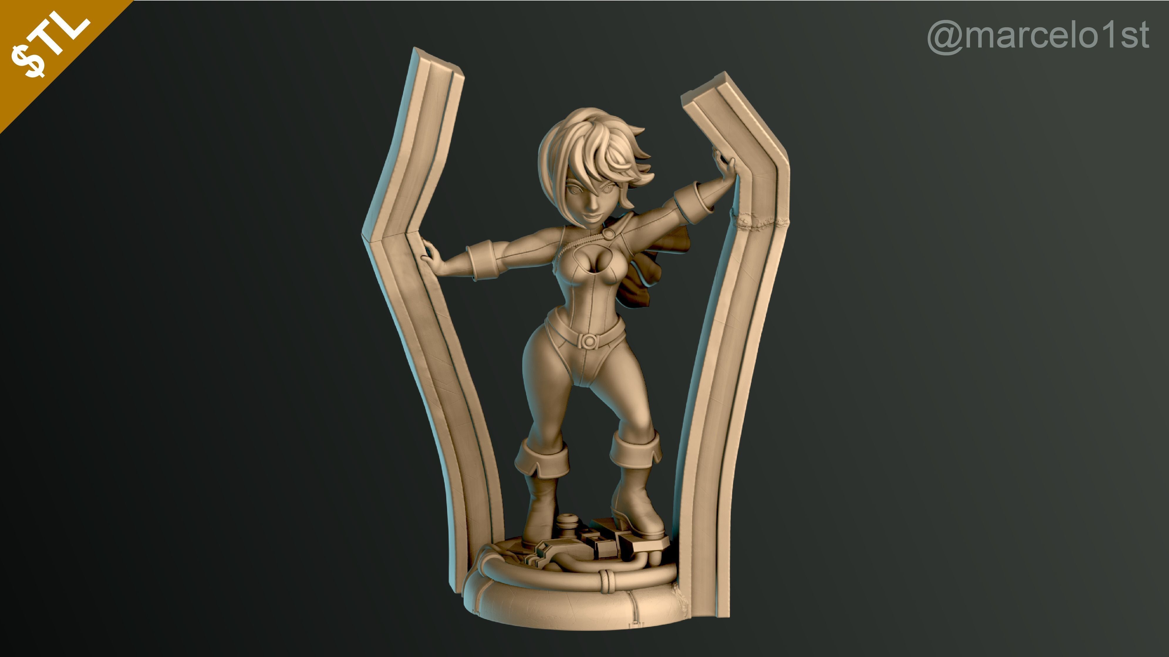 Power Girl - Kara Zor-El 3D print model_19