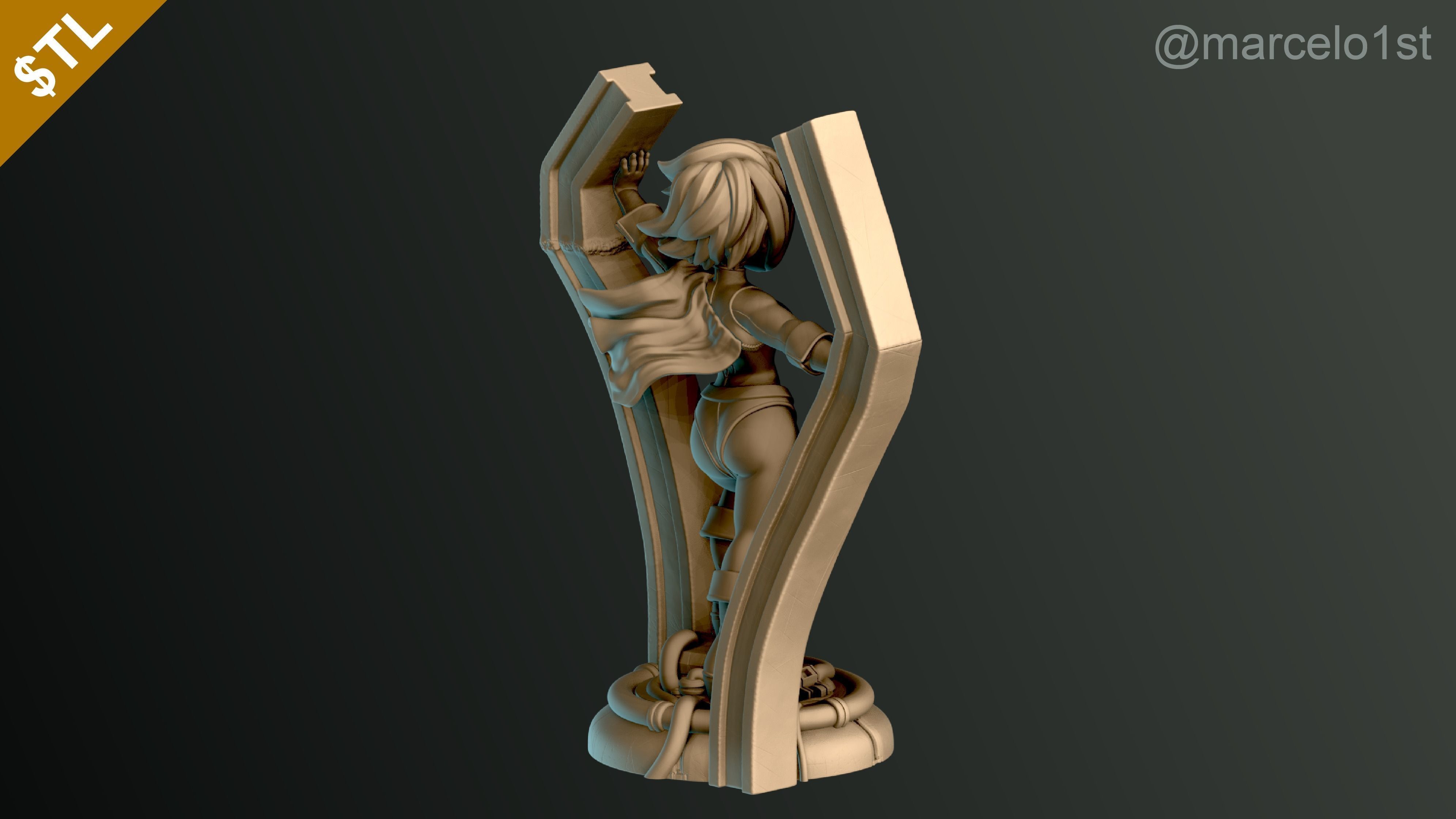 Power Girl - Kara Zor-El 3D print model_13