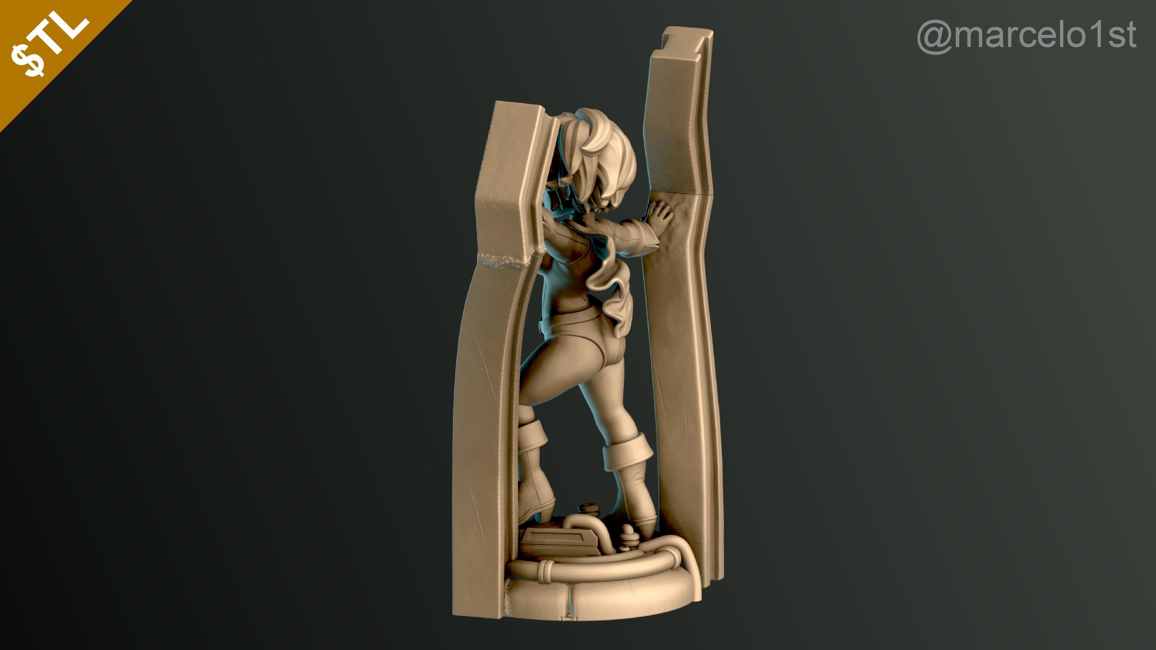 Power Girl - Kara Zor-El 3D print model_9