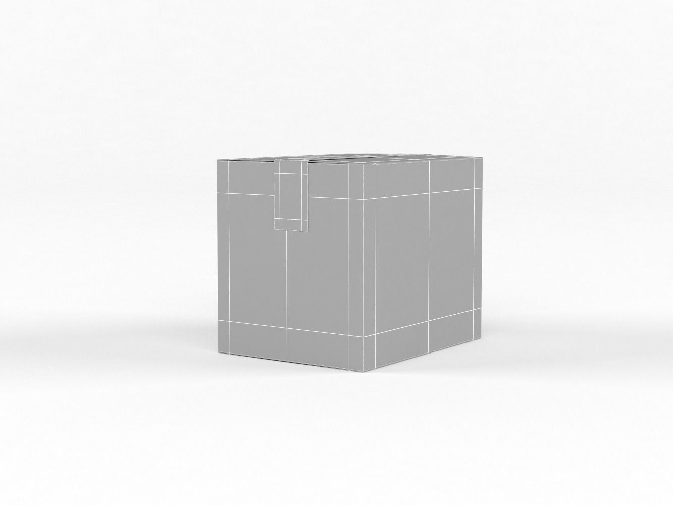 Cardboard Boxes 3D model_7