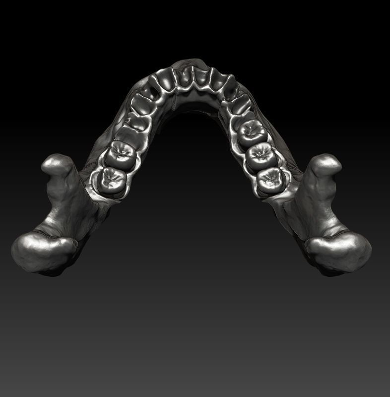 Jow Big Skull Pendant Rotten 3D print model_1