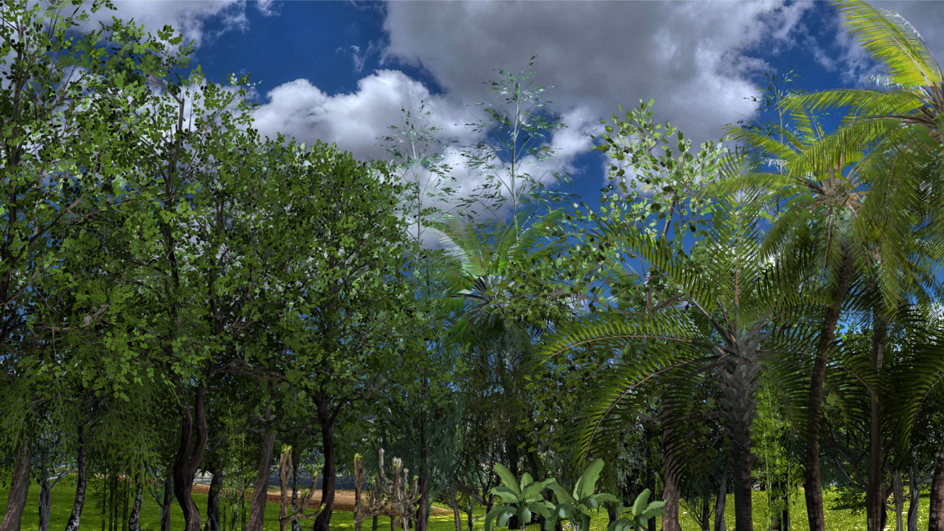 Ultimate Trees Pack Low-poly 3D model_4