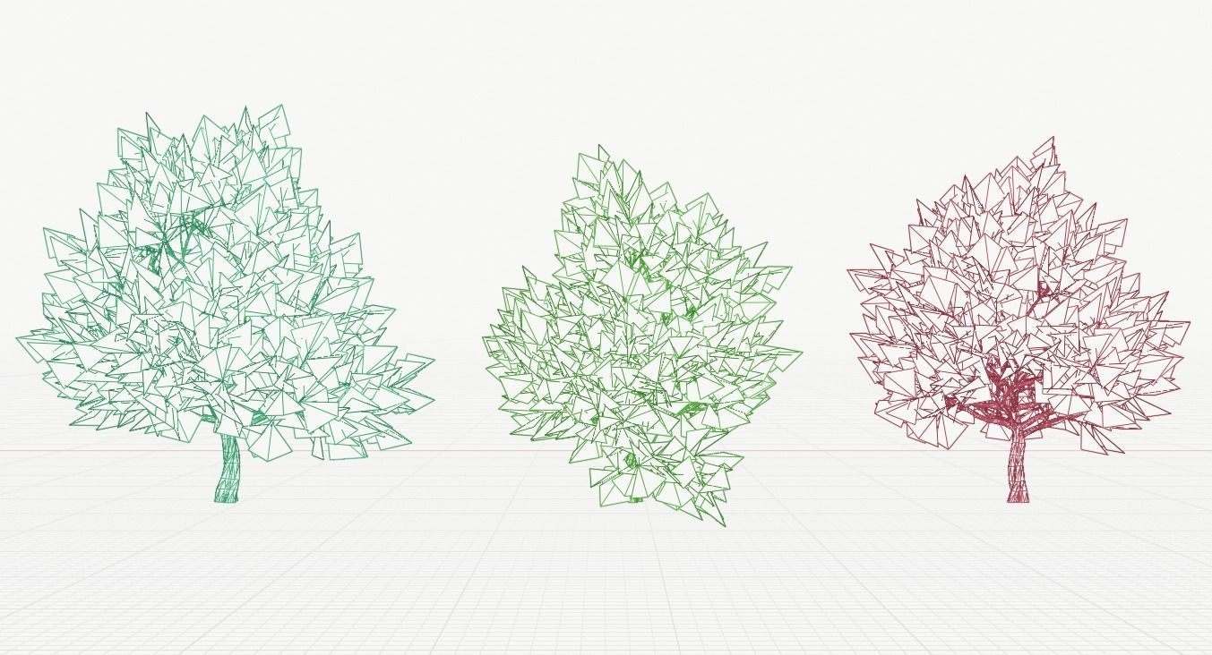 Ultimate Trees Pack Low-poly 3D model_13