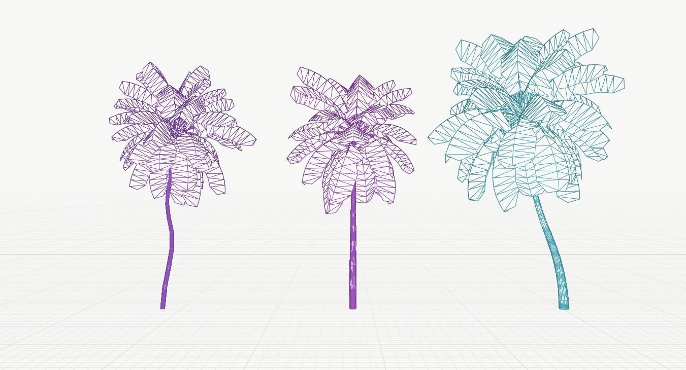 Ultimate Trees Pack Low-poly 3D model_8