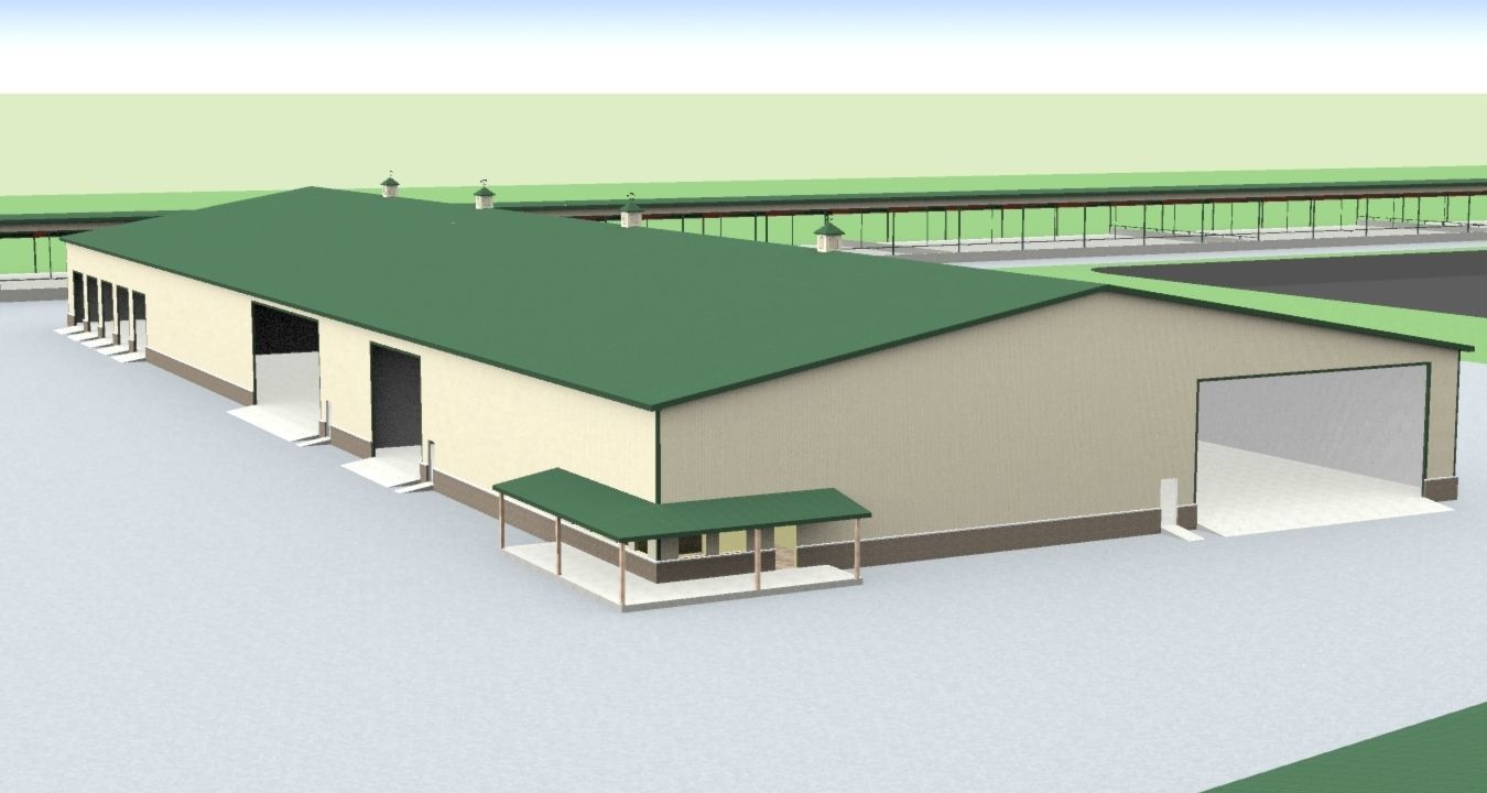 2000 Head Dairy farm 3D model_6