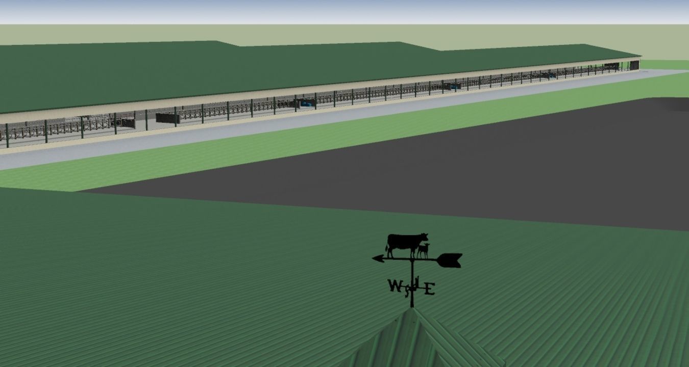 2000 Head Dairy farm 3D model_5