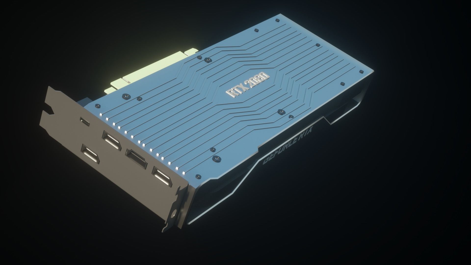 2080Ti Founders Edition 3D model_4