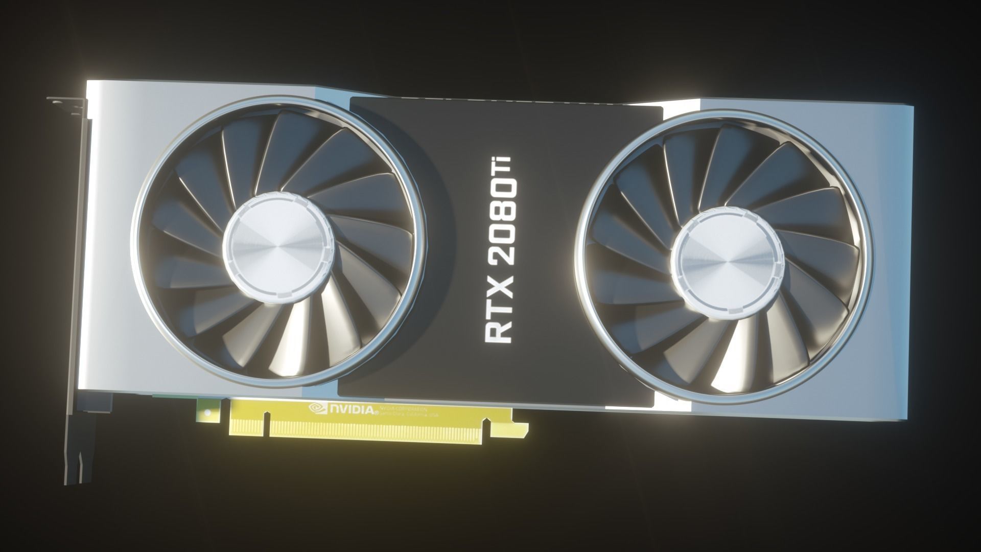 2080Ti Founders Edition 3D model_1
