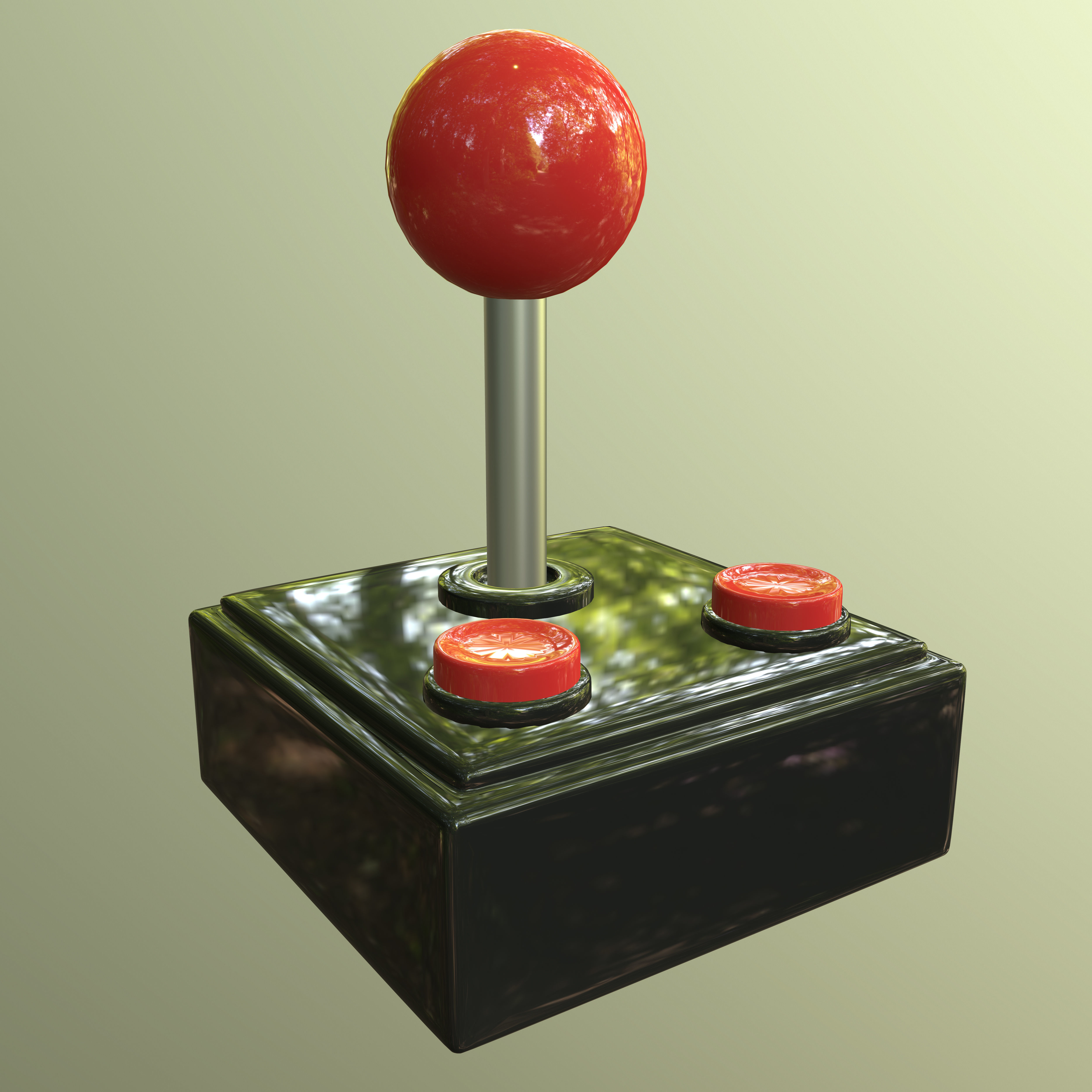 Joystik 3D model_3