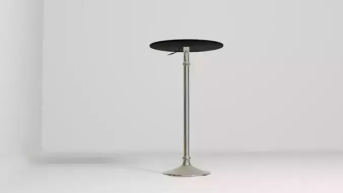 Black metal Bartable Bar Table