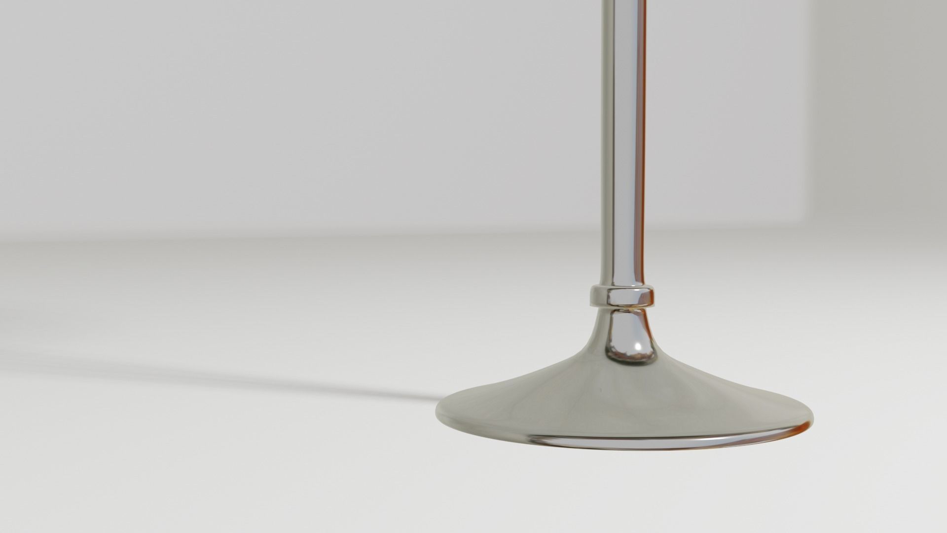 Black metal Bartable Bar Table 3D model_7