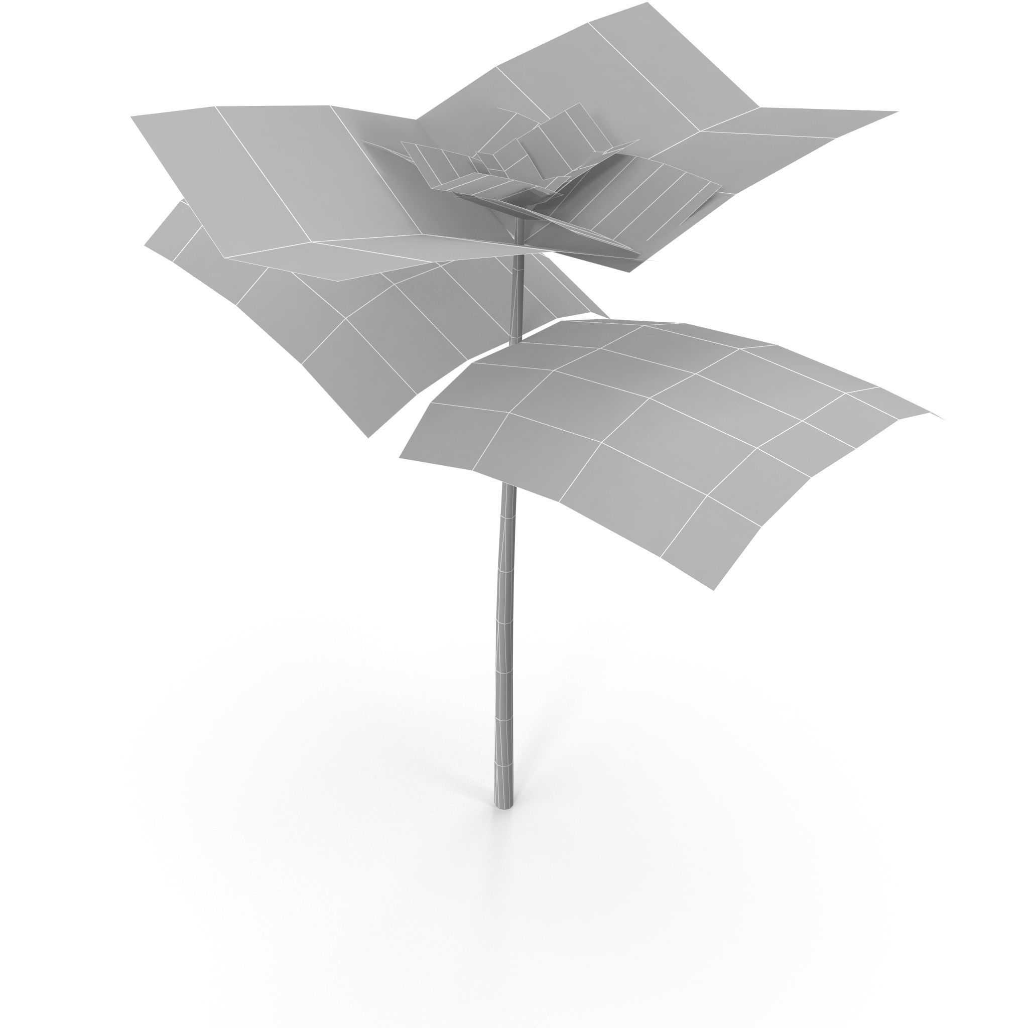 Opal Basil 3D model_8