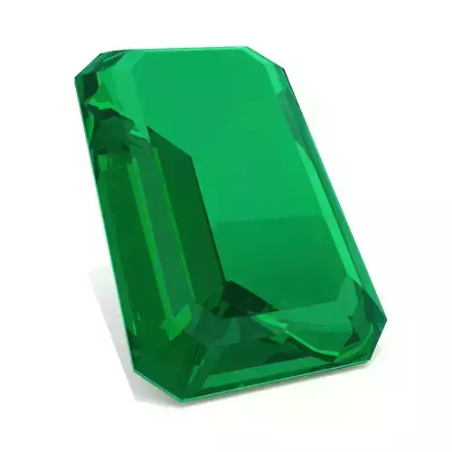 Emerald Gem - Emerald Cut 3D print model