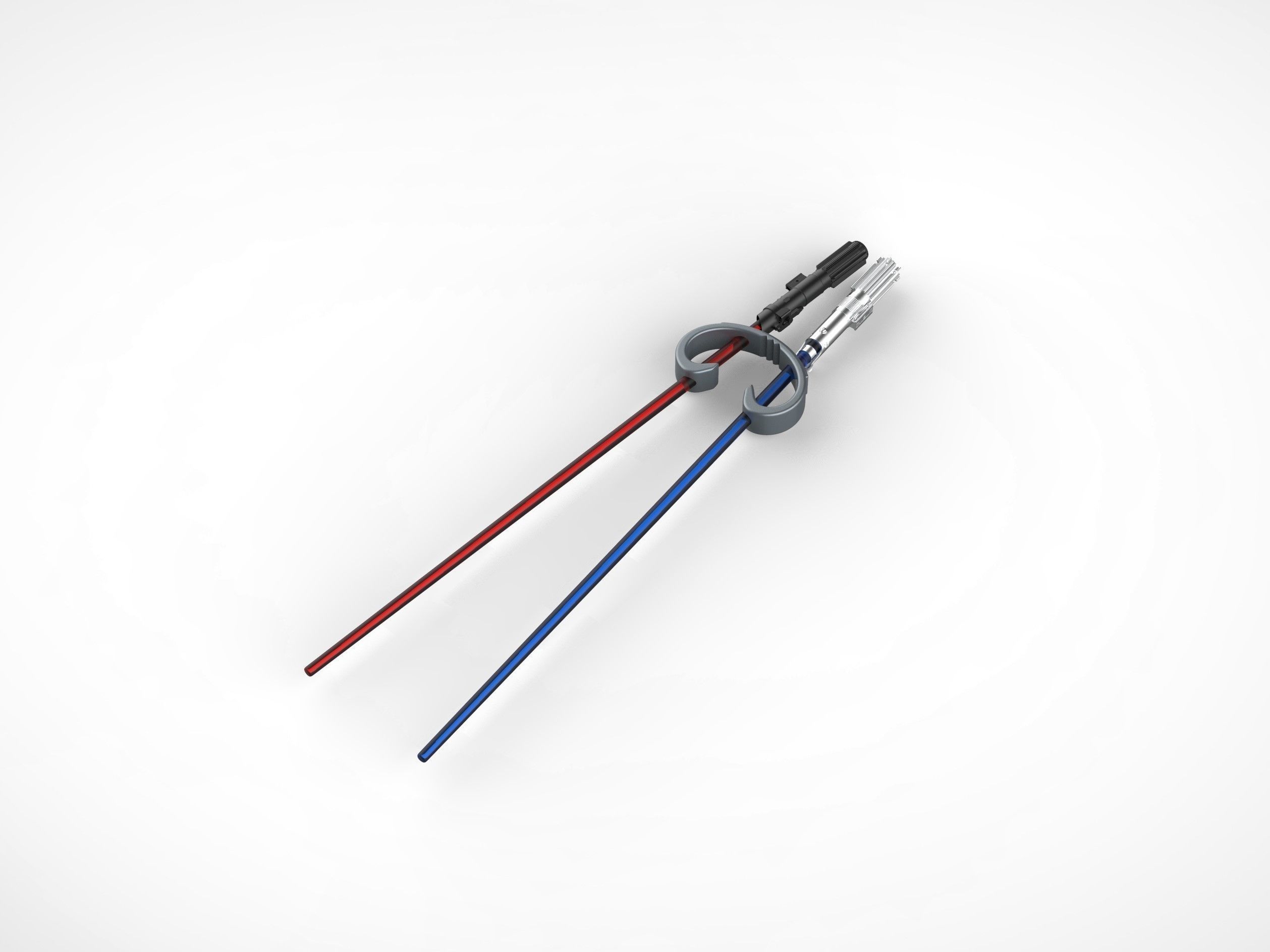 Lightsaber Chopsticks Starwars 3D print model_5