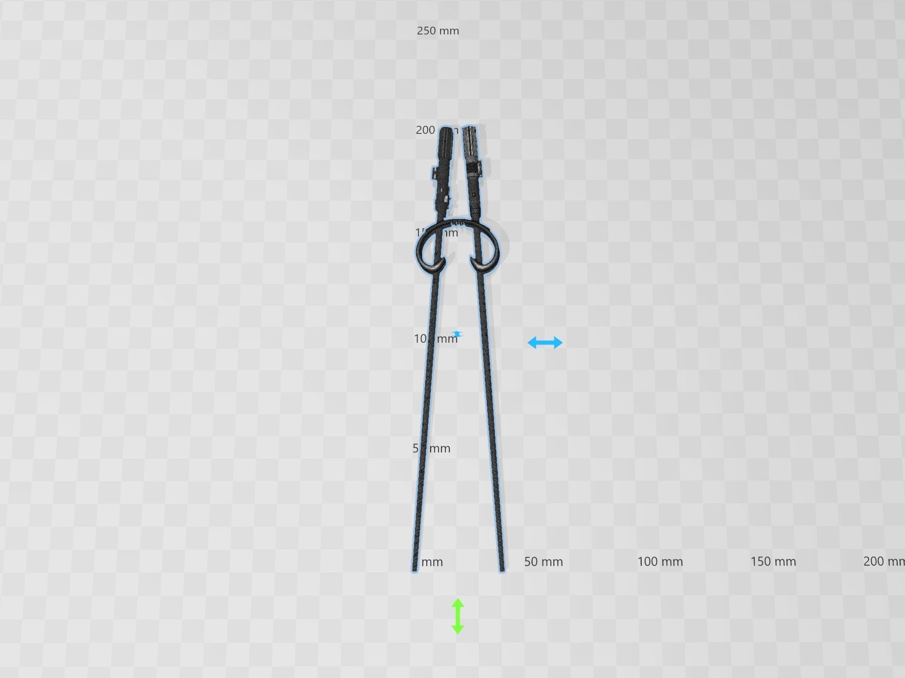 Lightsaber Chopsticks Starwars 3D print model_11