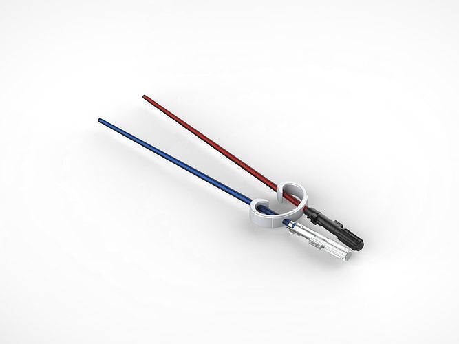 Lightsaber Chopsticks Starwars 3D print model