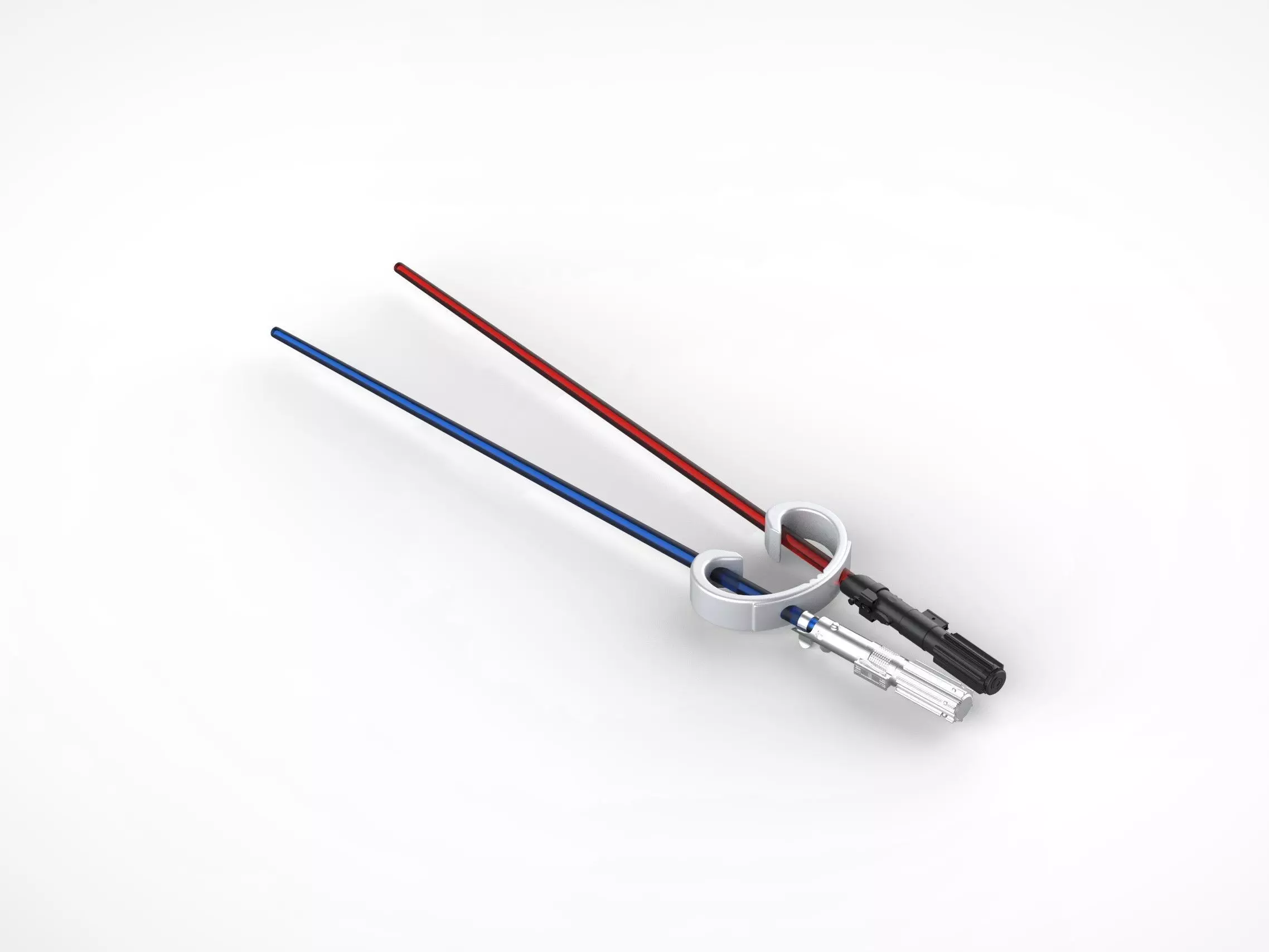 Lightsaber Chopsticks Starwars 3D print model_0