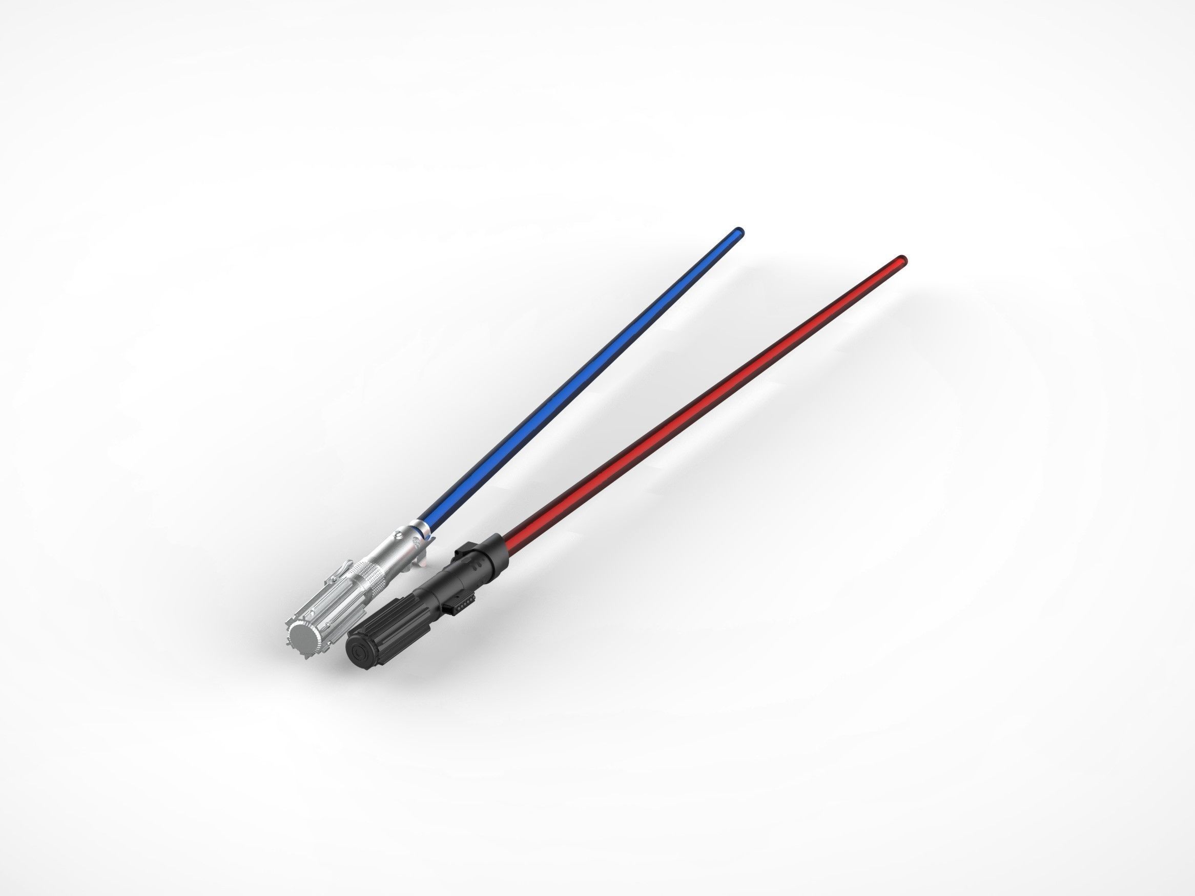 Lightsaber Chopsticks Starwars 3D print model_1