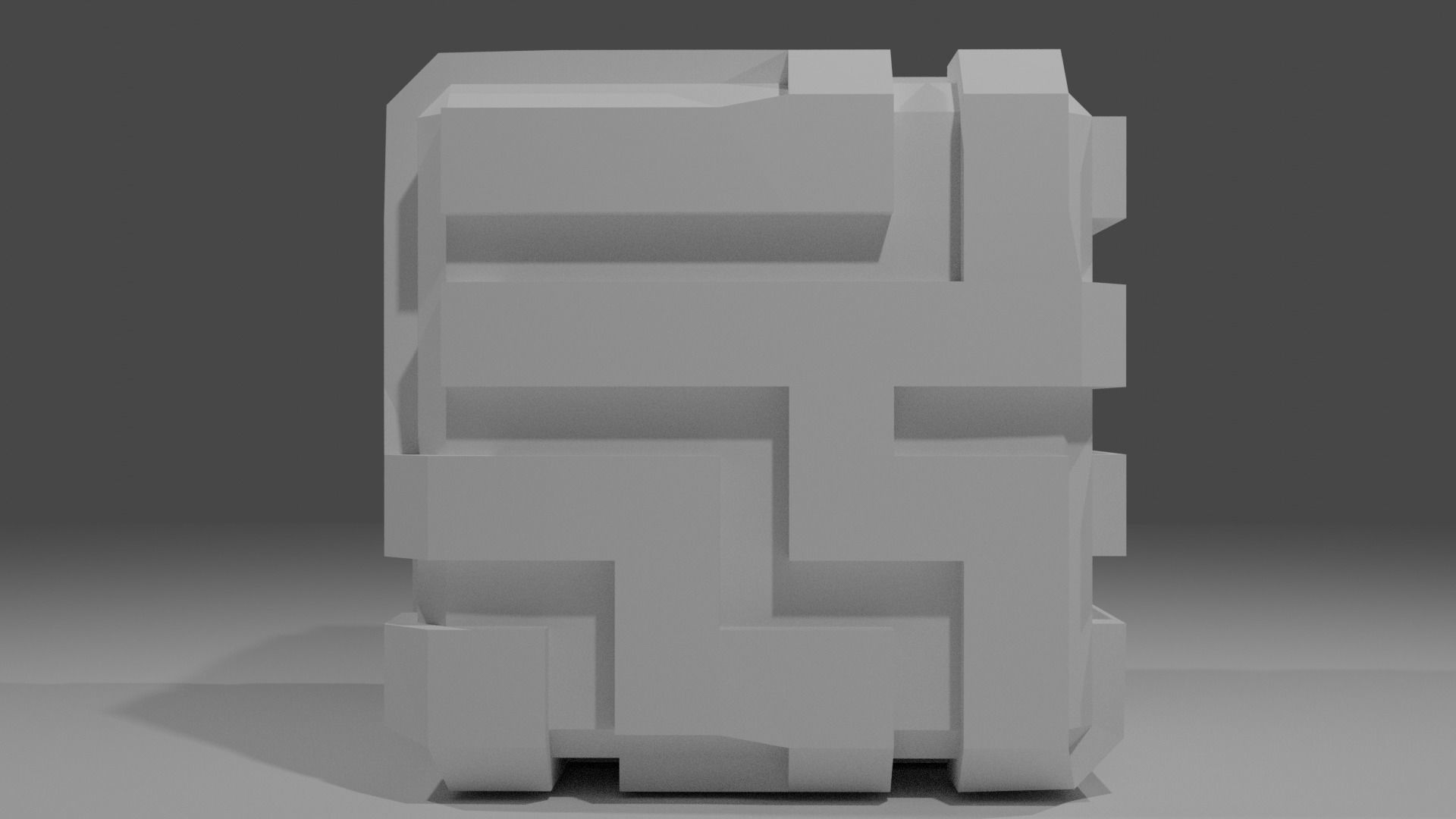 Mazed Cube 3D print model_1