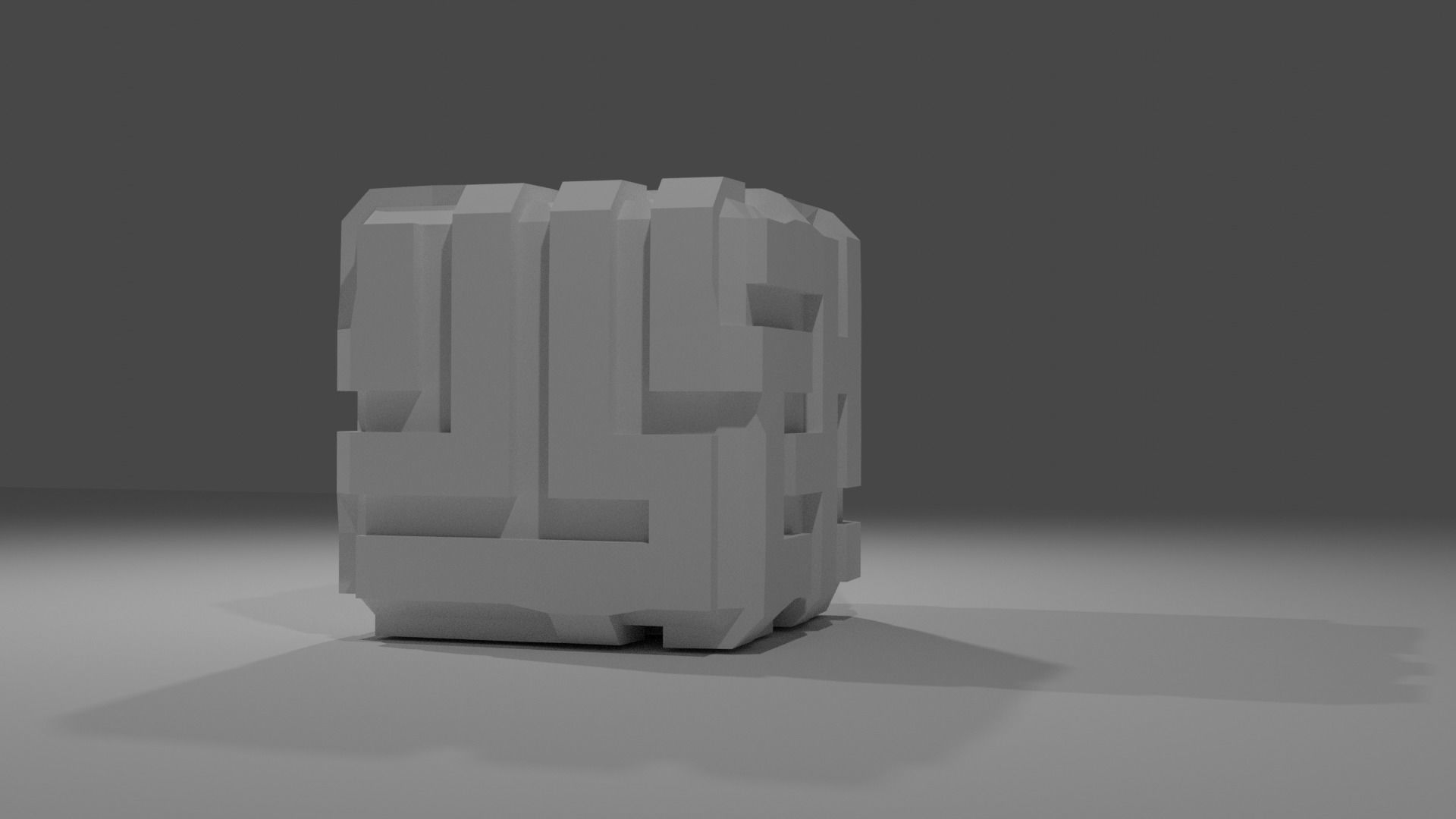 Mazed Cube 3D print model_2