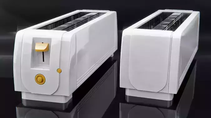 Toaster two Free 3D model