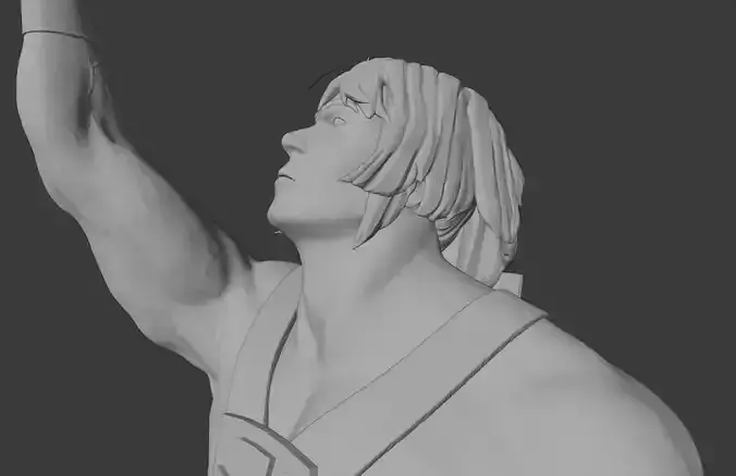 HE-MAN statue Free 3D print model
