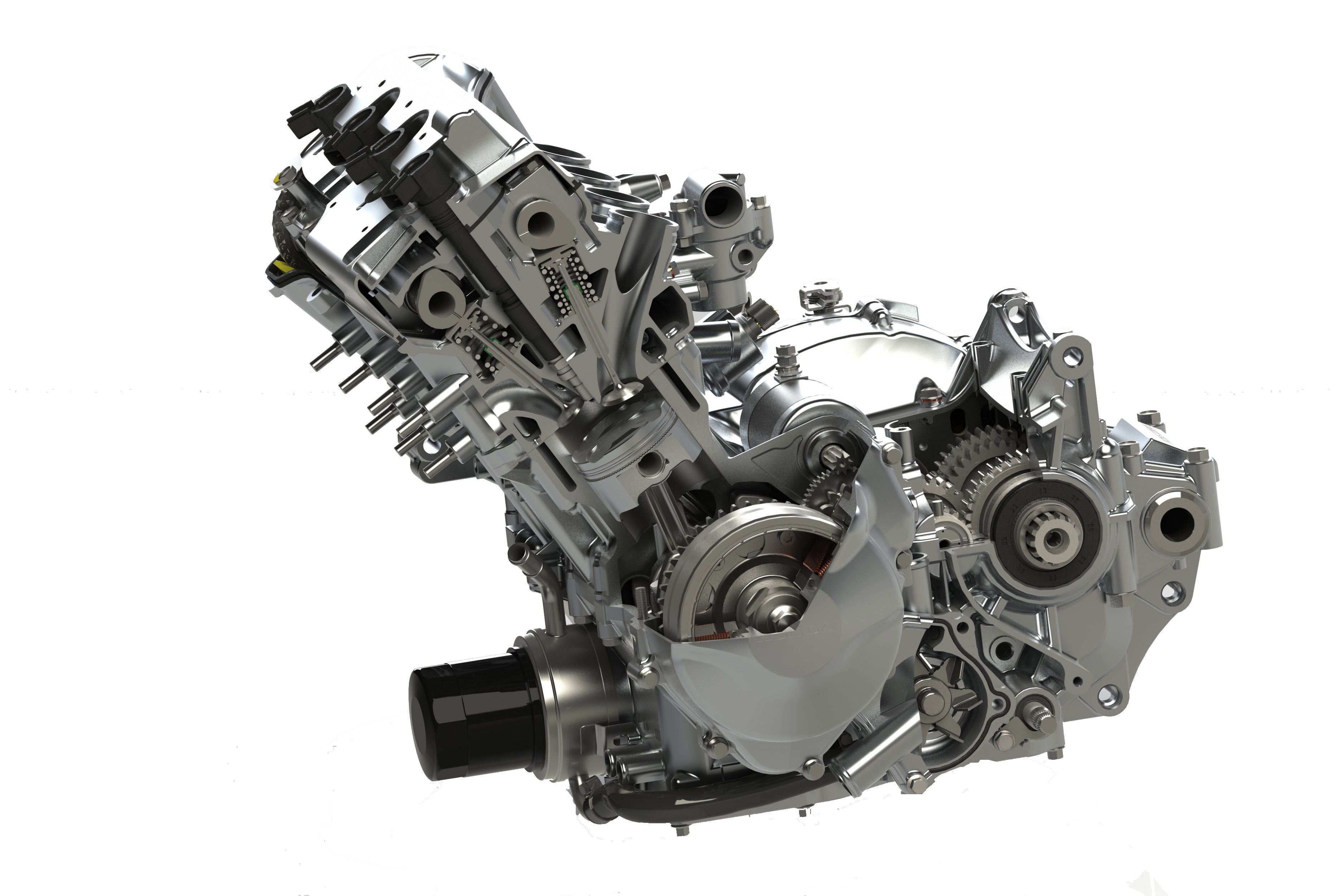 Honda CBR600 engine 3D model