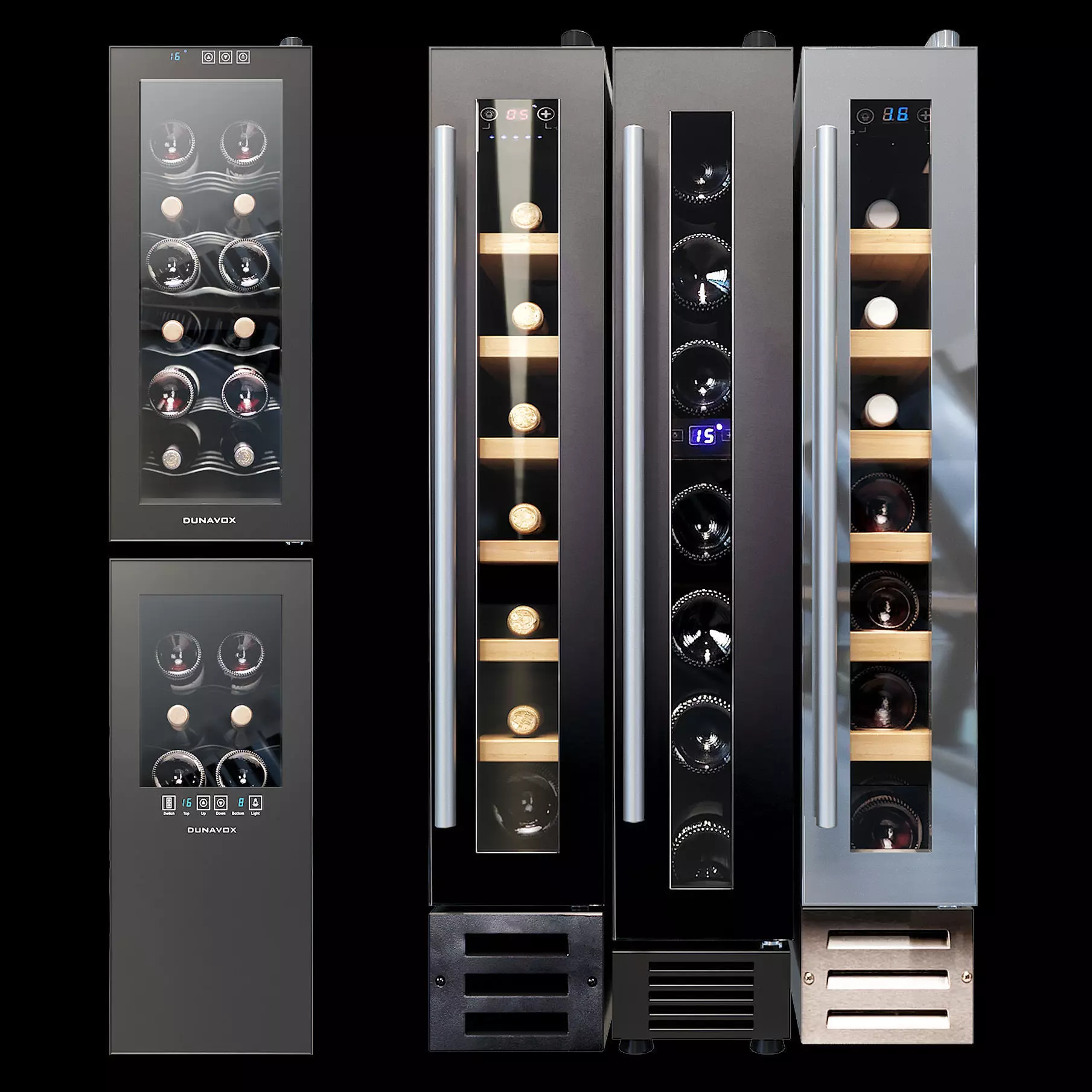 Dunavox Wine cabinet 3 3D model