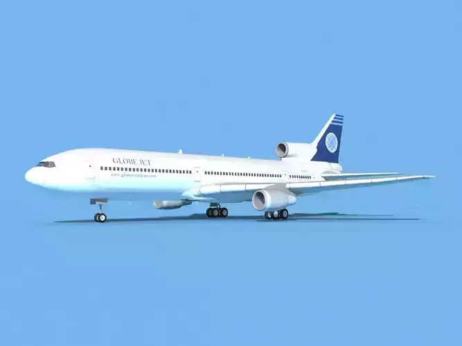 Lockheed L-1011 TriStar GlobeJet 3D model