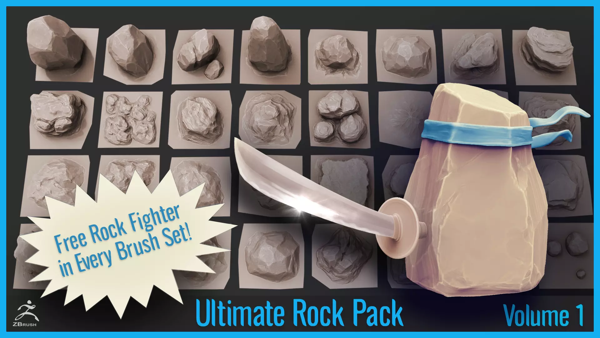 Ultimate Rock Pack Volume 1 3D model_0