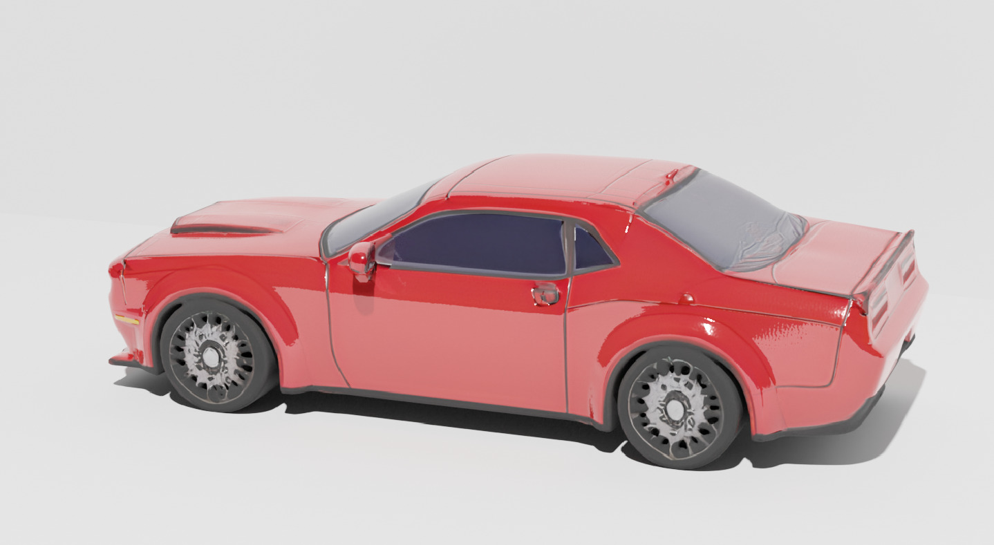 DODGE CHALLENGER 3D model_3