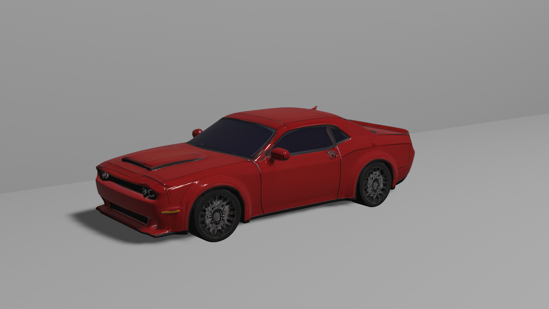 DODGE CHALLENGER 3D model_4