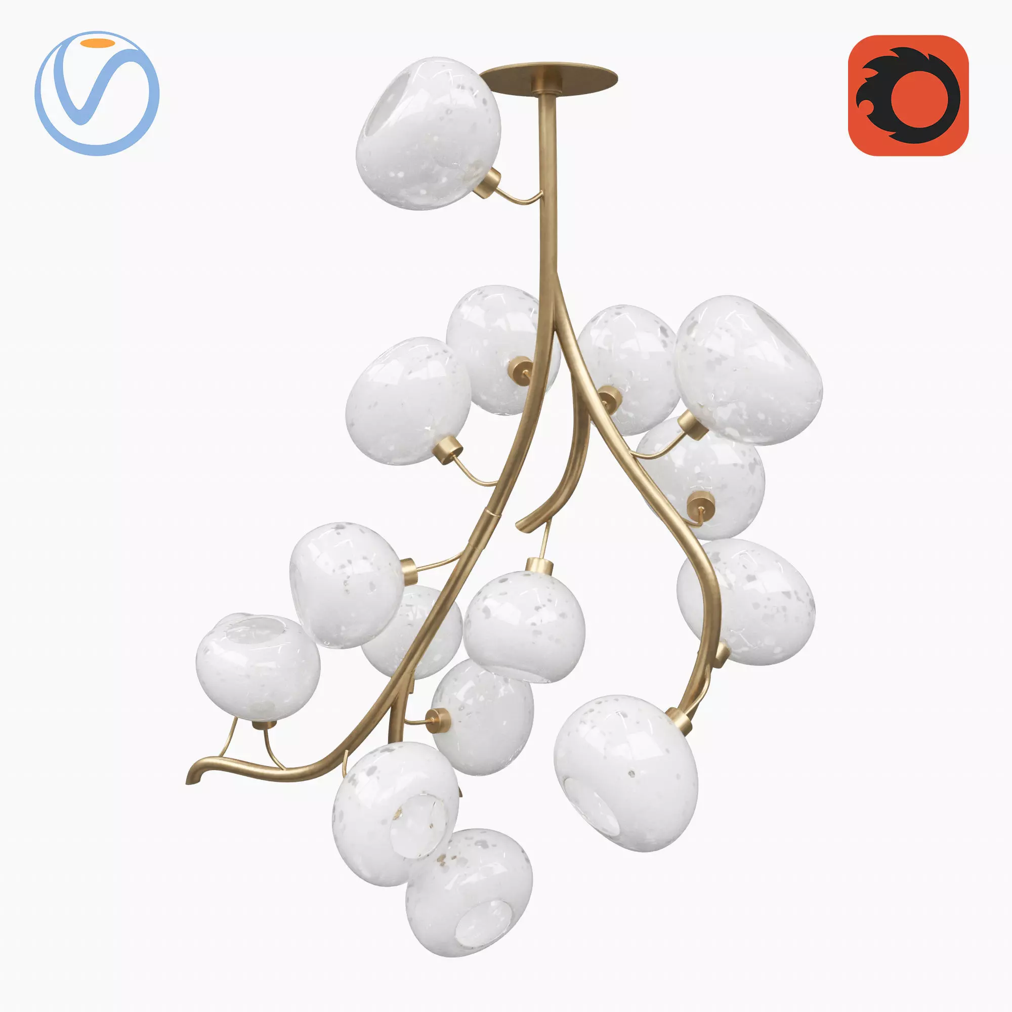 Jeff Zimmerman chandelier 3D model_0