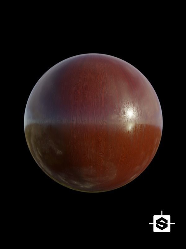 Chest Of Drawers Low-poly 3D model_4