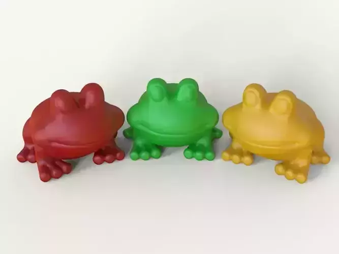 frog 3d model