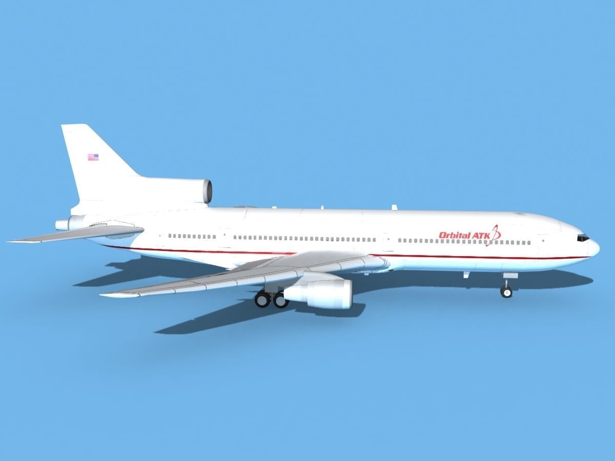 Lockheed L-1011 NASA ALV 3D model_4