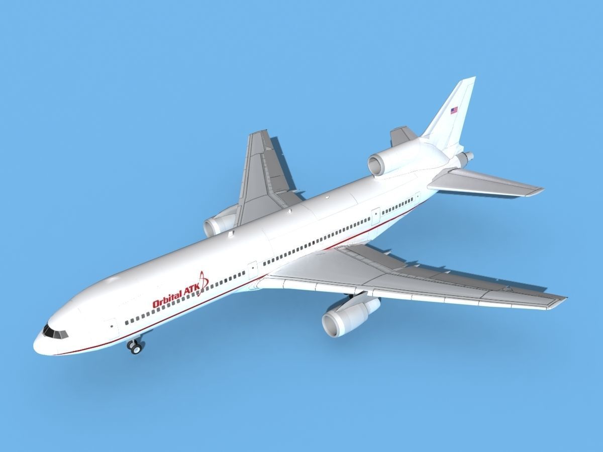 Lockheed L-1011 NASA ALV 3D model_10
