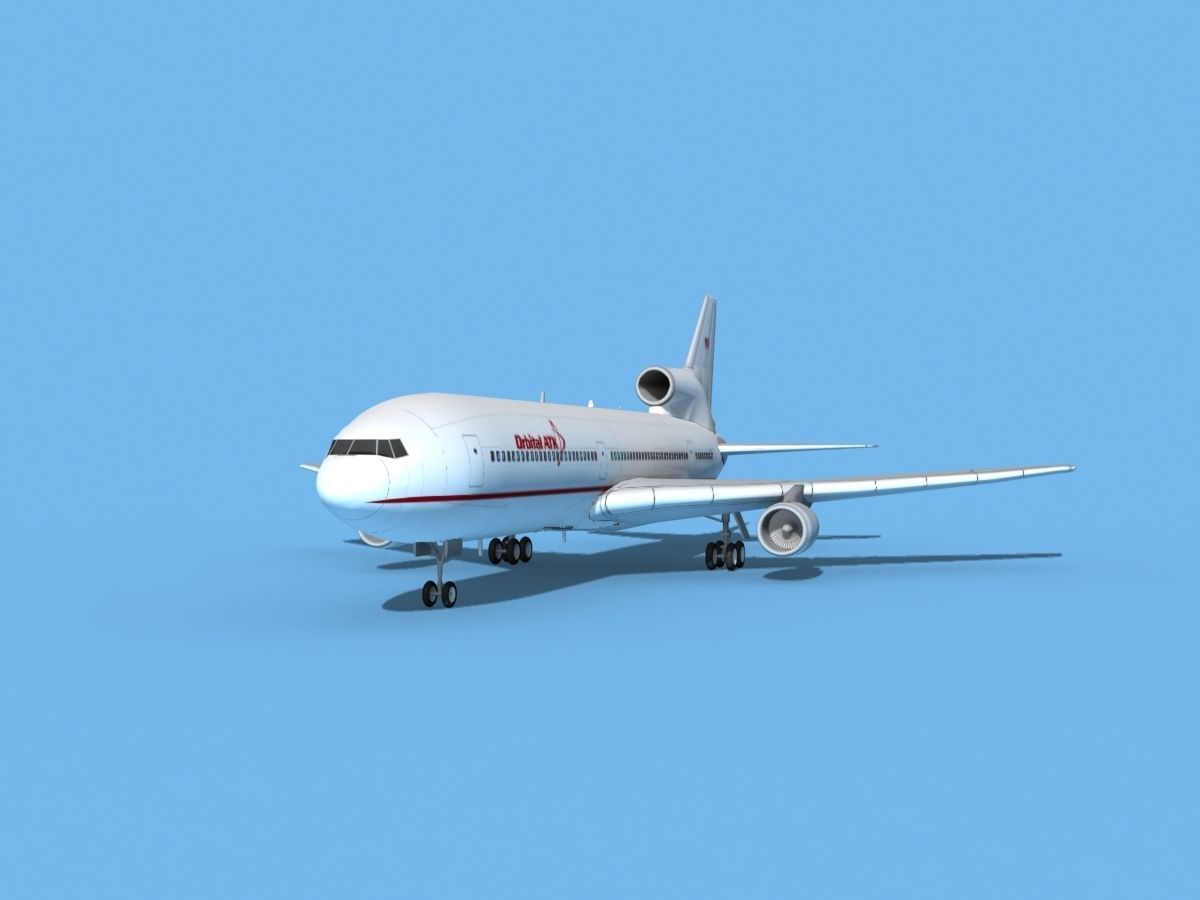 Lockheed L-1011 NASA ALV 3D model_1