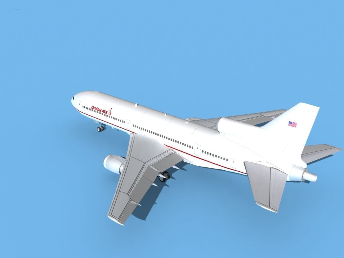 Lockheed L-1011 NASA ALV 3D model_8