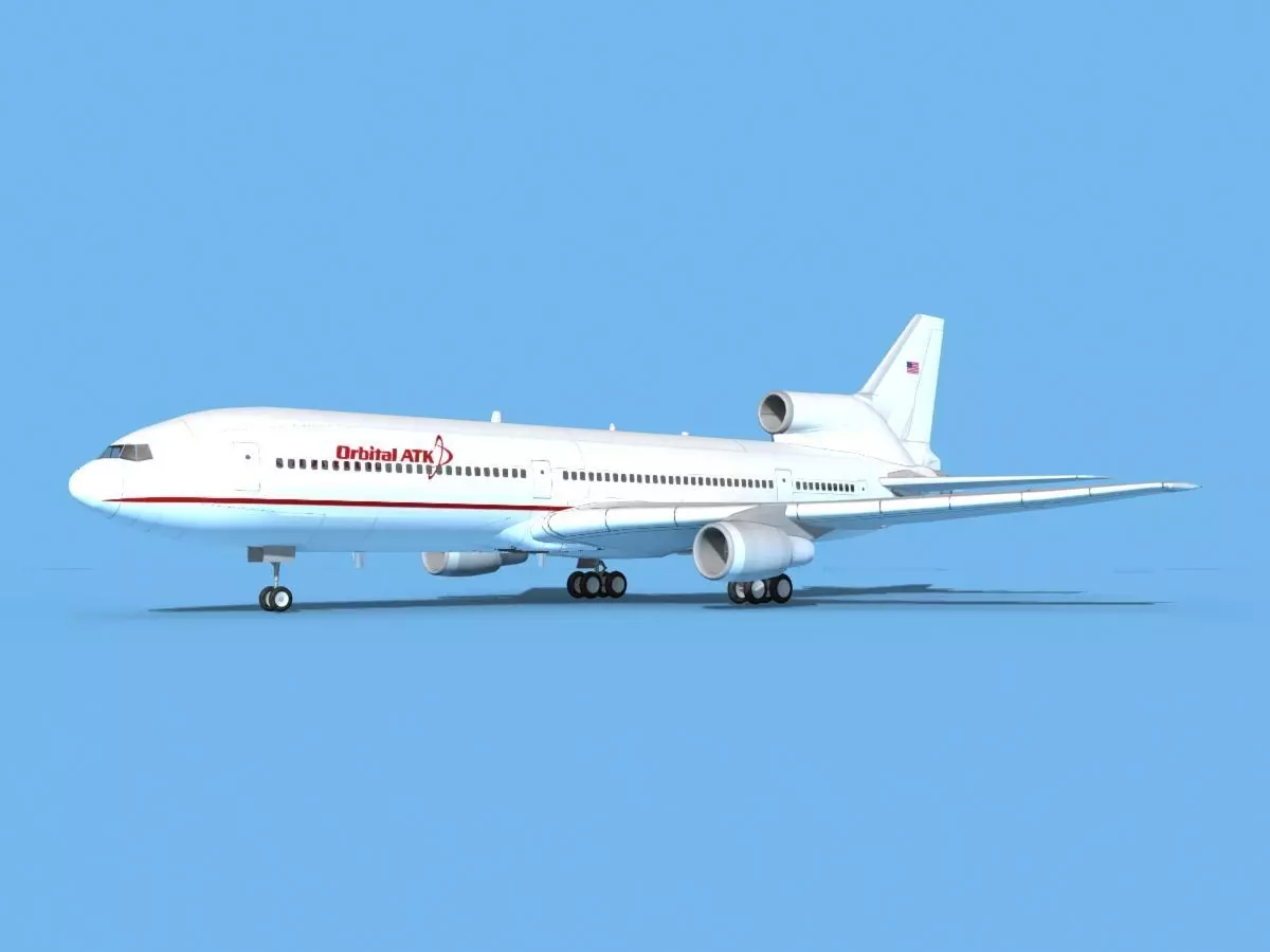 Lockheed L-1011 NASA ALV 3D model_0