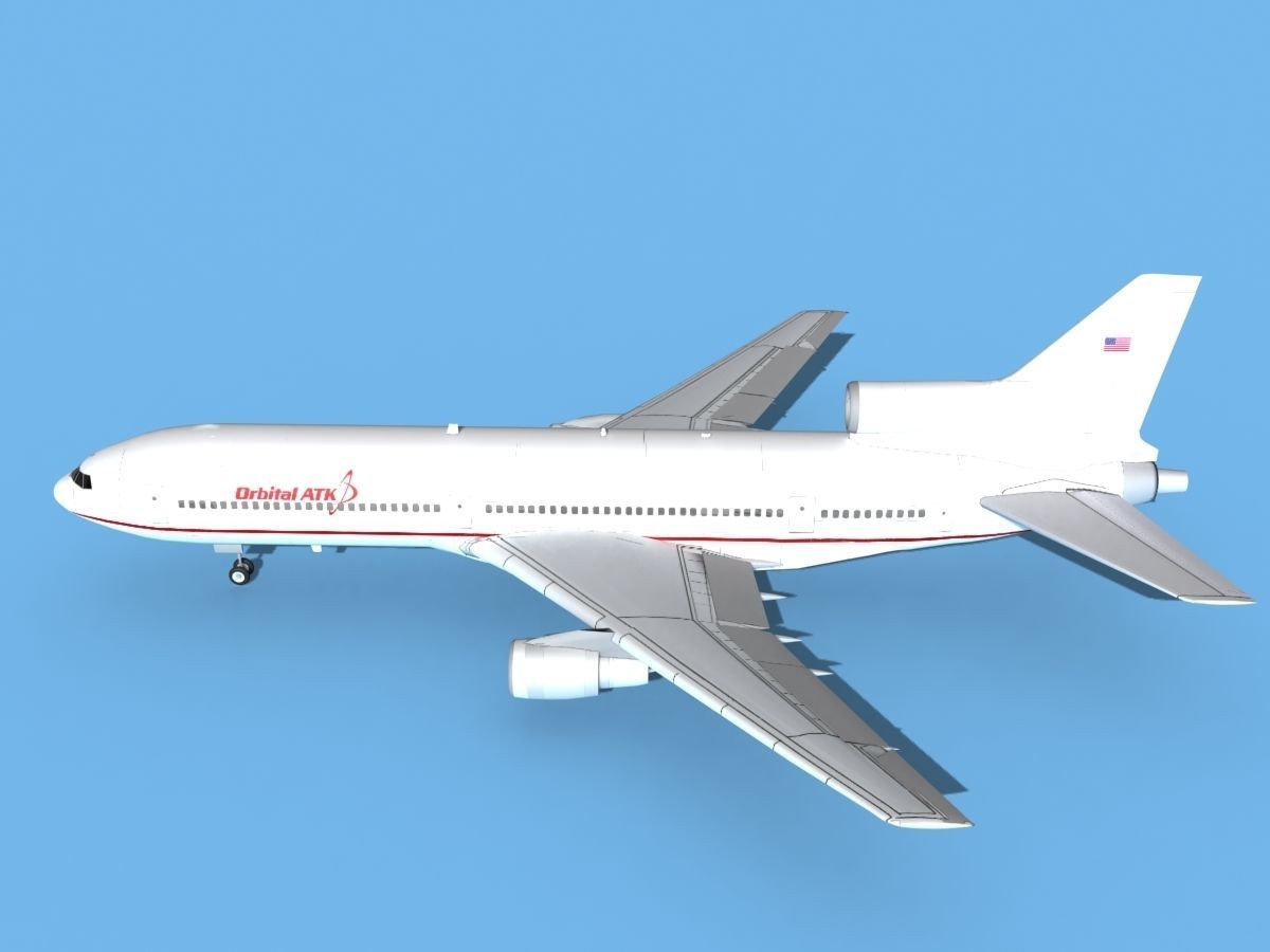Lockheed L-1011 NASA ALV 3D model_9