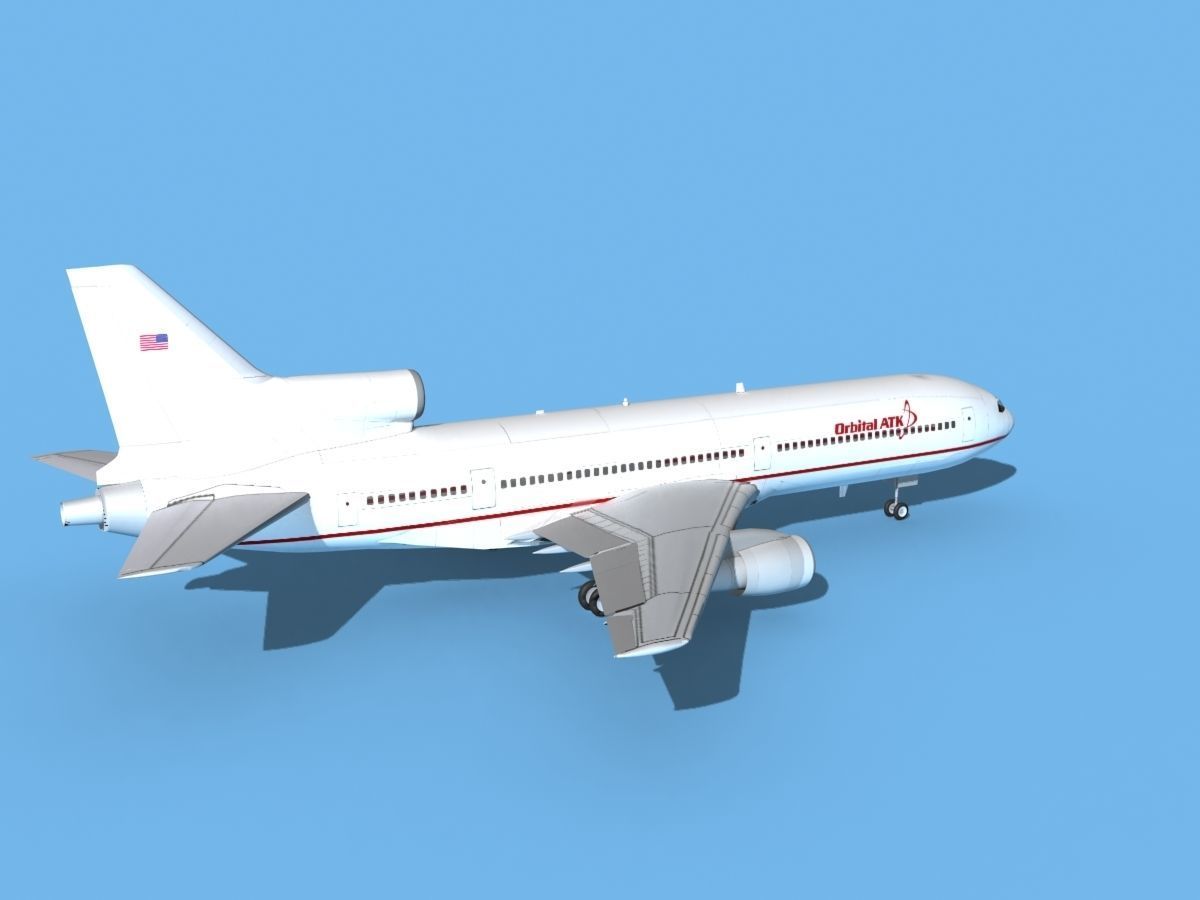 Lockheed L-1011 NASA ALV 3D model_5