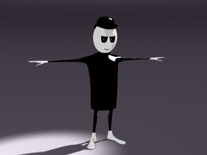 Mr Freeman 3D model_9