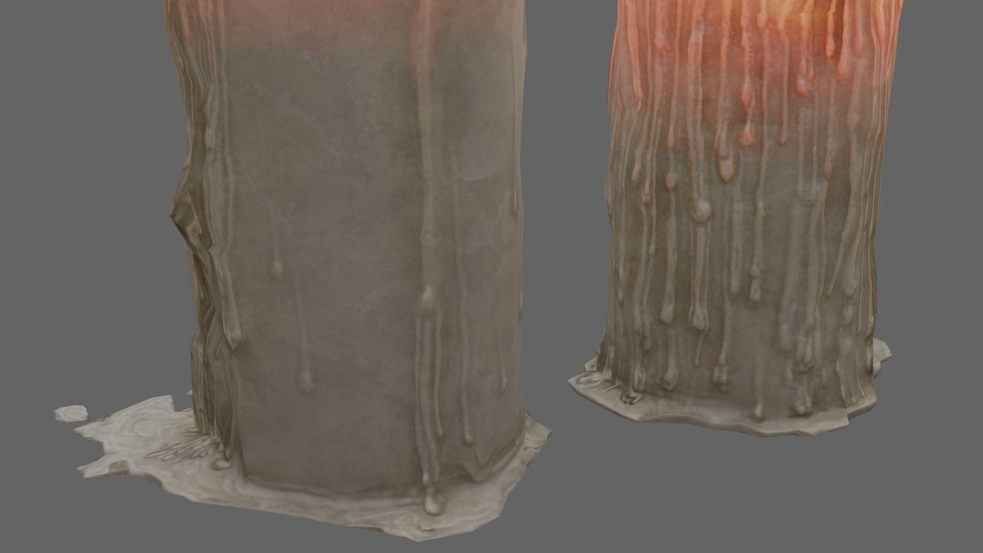 Low Poly Candle Collection With PBR Materials Low-poly 3D model_13