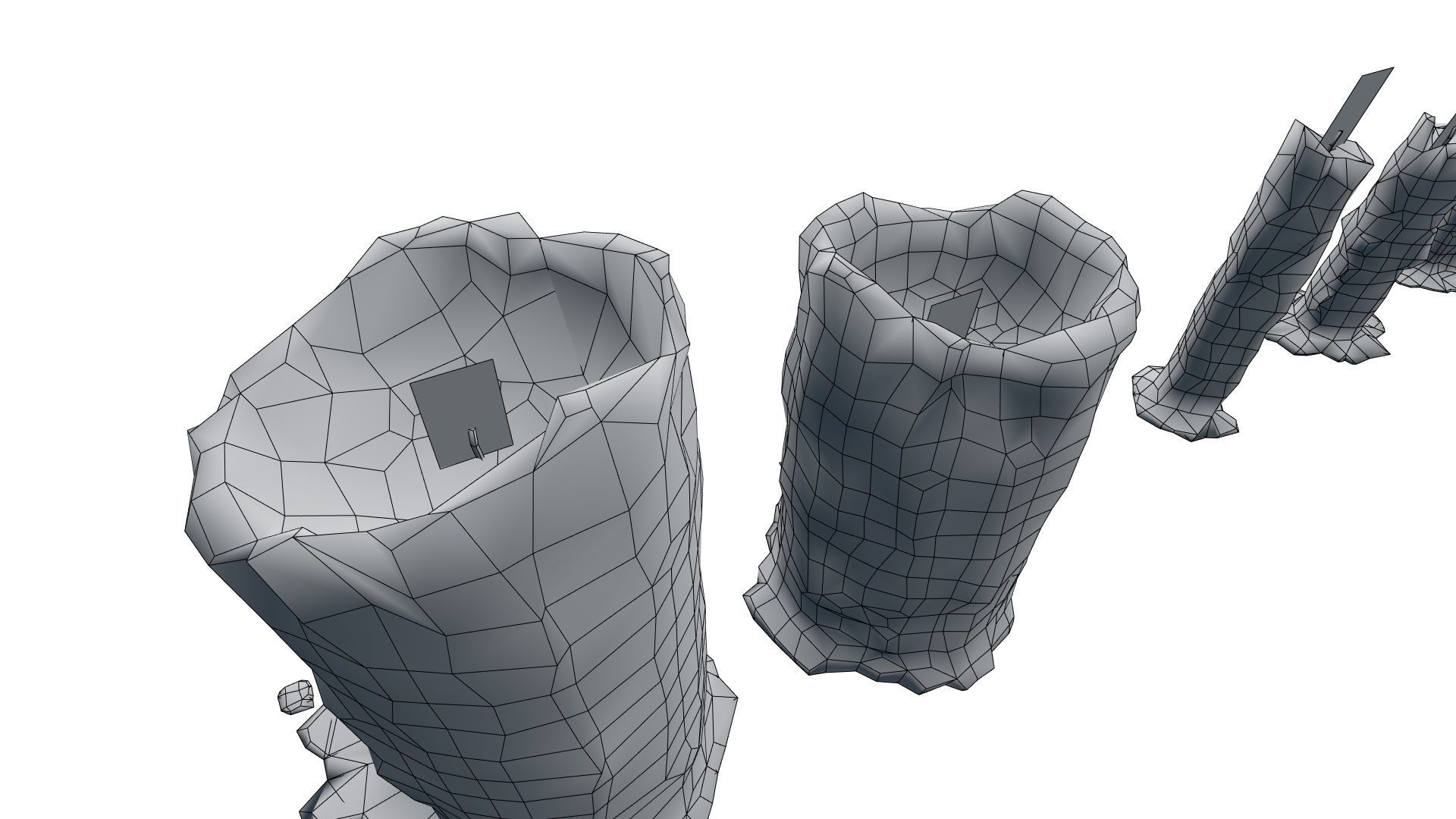 Low Poly Candle Collection With PBR Materials Low-poly 3D model_27