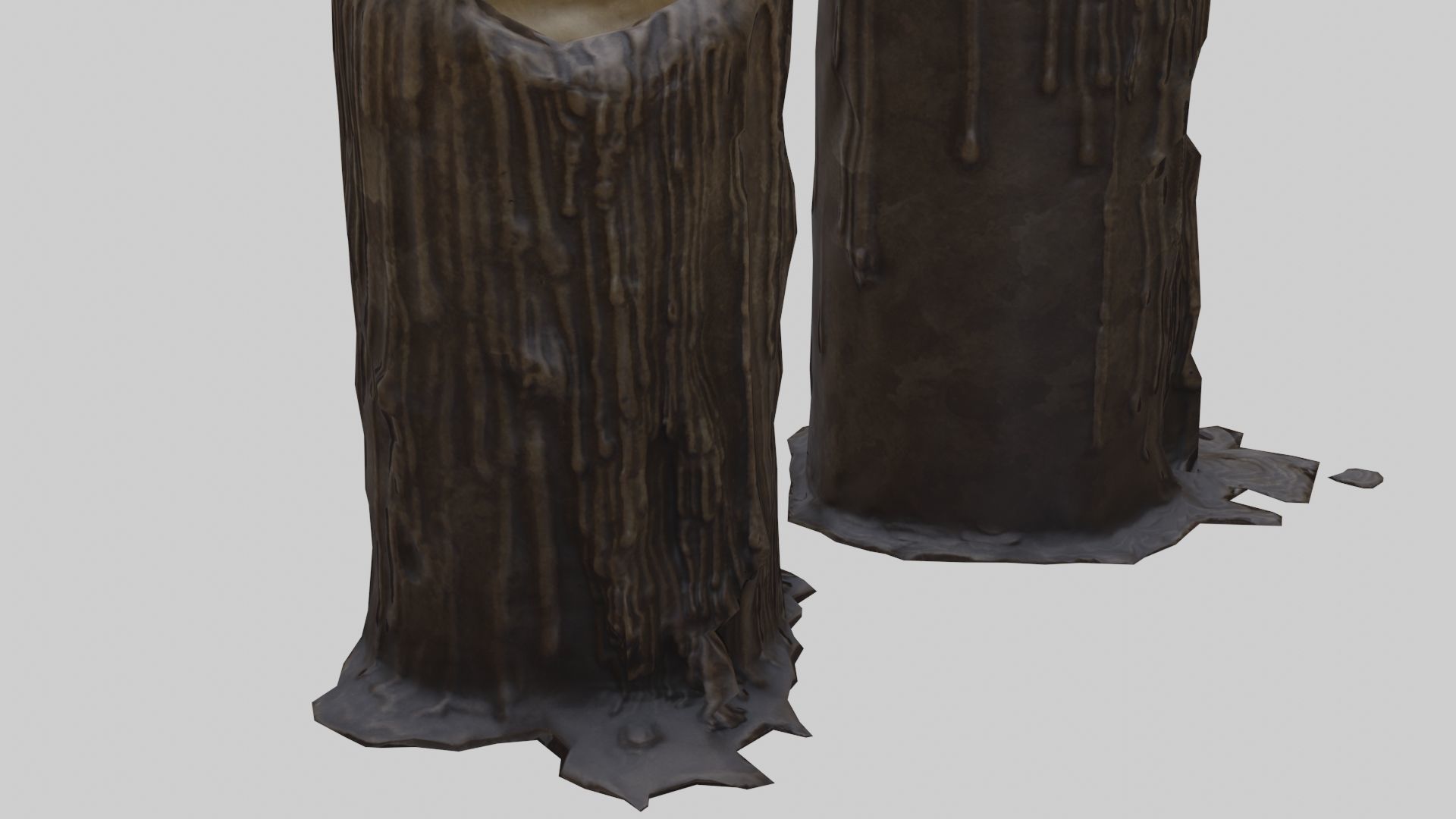 Low Poly Candle Collection With PBR Materials Low-poly 3D model_22